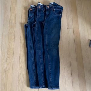 Bundle of 3 Loft Skinny Stretch Legging Jean